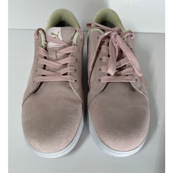 Puma Women's Iconic Low Suede Work Shoes Sneakers Pink Sz 6 Slip Resistant ASTM - Picture 4 of 11